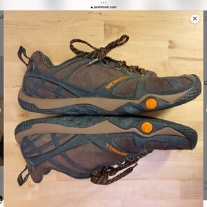 👟MERRELL PERFORMANCE SPORT SUEDE HIKING SHOE, ESPRESSO GTX SIZE 10 BROWN